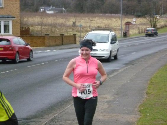 Louise.  Alloa Half Marathon