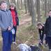 Daniel and friends at Kinnoull Hill