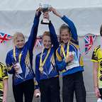 The U12 Mini Relay team added the British title to the JK one from two weeks ago